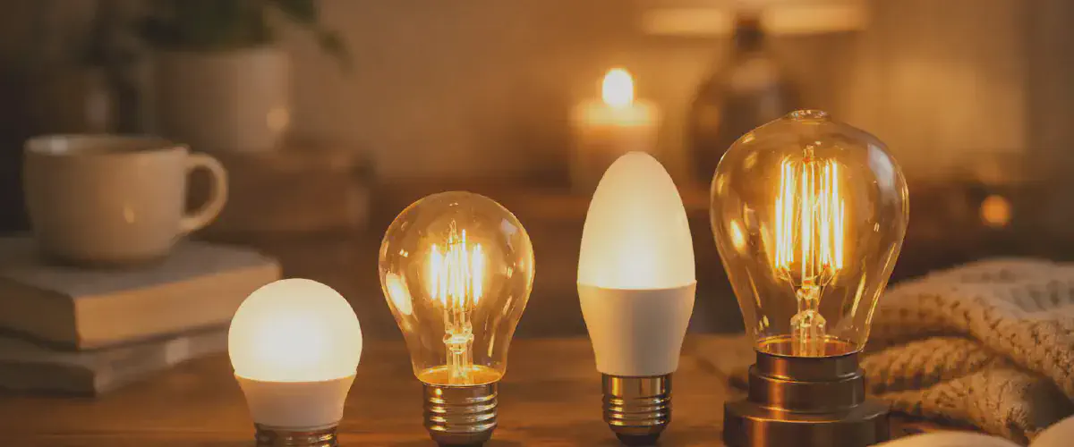 Boites et ampoules LED illustrant le choix du bon nombre de lumens